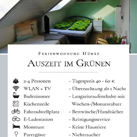 Auszeit Im Gruenen - Ferienwohnung In Huenxe Exterior photo